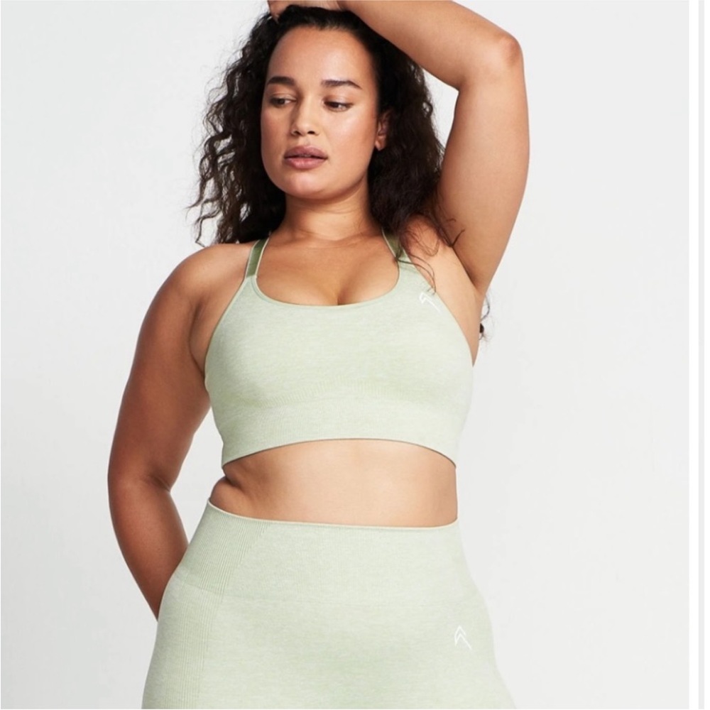 Oner Active Classic Seamless Sports Bra Pistacchio Marl